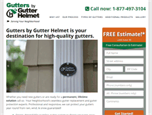 Tablet Screenshot of gutterinstallers.net